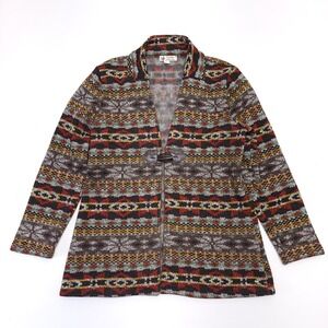 Unity World Wear Women's Medium Southwestern Winter Coat Cozy Warm‎ Fall